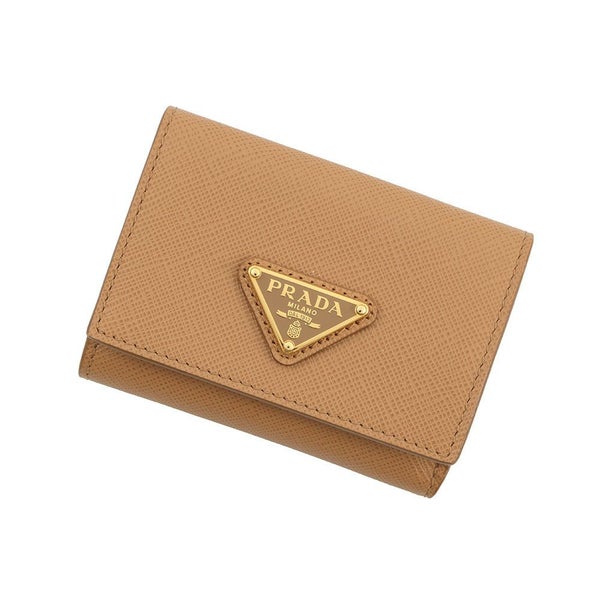 プラダ 三つ折り財布 トライアングルロゴ レザー 1MH042 PRADA 財布