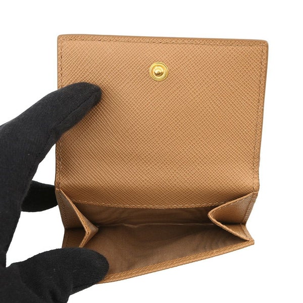 プラダ 三つ折り財布 トライアングルロゴ レザー 1MH042 PRADA 財布