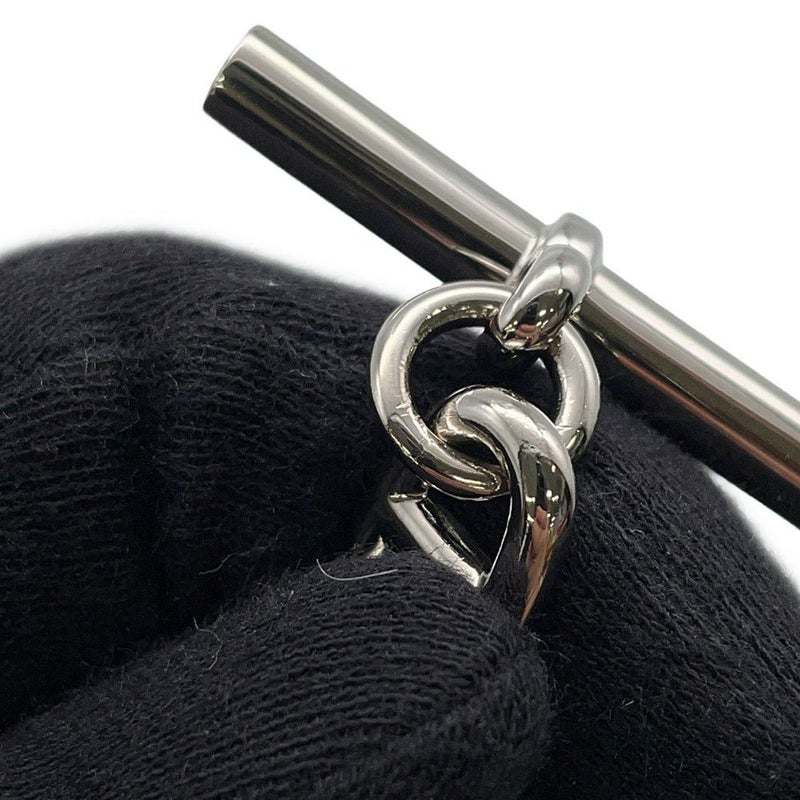 エルメス ショルダーウォレット シェーヌダンクル コンパクト ブルーセリージュ/シルバー金具 シェブルミゾル B刻印 財布