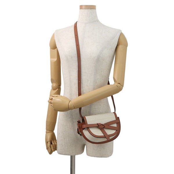 ロエベ ショルダーバッグ ゲート デュアル ミニ アナグラム ジャカード/カーフスキン A650N46X10 LOEWE バッグ