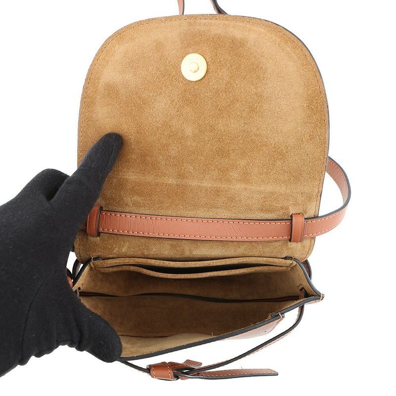 ロエベ ショルダーバッグ ゲート デュアル ミニ アナグラム ジャカード/カーフスキン A650N46X10 LOEWE バッグ