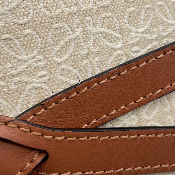 ロエベ ショルダーバッグ ゲート デュアル ミニ アナグラム ジャカード/カーフスキン A650N46X10 LOEWE バッグ