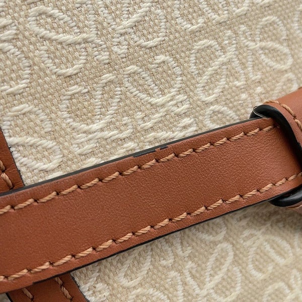 ロエベ ショルダーバッグ ゲート デュアル ミニ アナグラム ジャカード/カーフスキン A650N46X10 LOEWE バッグ