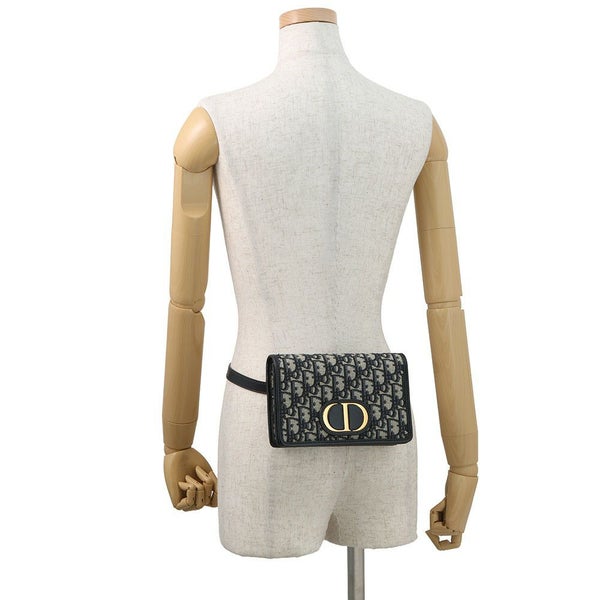 クリスチャン・ディオール チェーンウォレット オブリーク 30 モンテーニュ 2-in-1 ポーチ ジャカードキャンバス S2086UTZQ 財布
