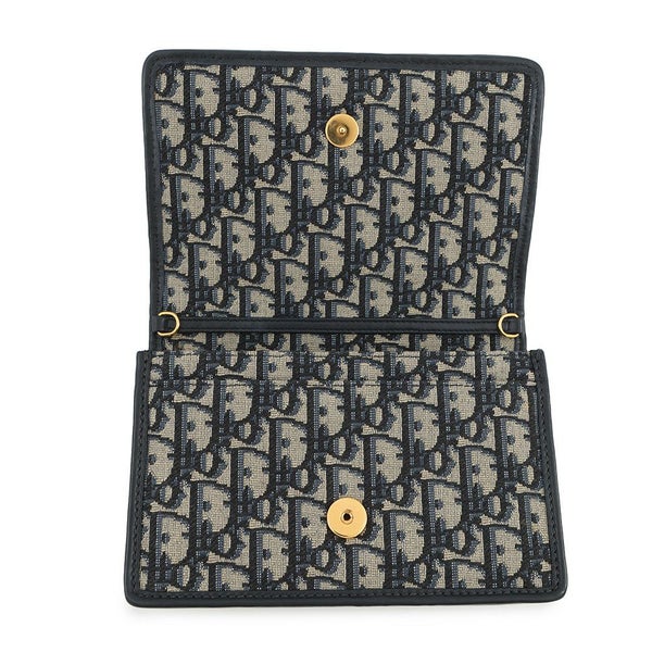 クリスチャン・ディオール チェーンウォレット オブリーク 30 モンテーニュ 2-in-1 ポーチ ジャカードキャンバス S2086UTZQ 財布