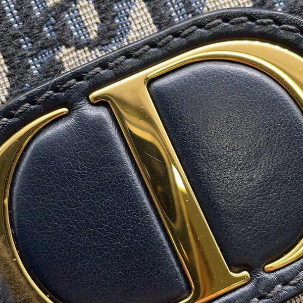 クリスチャン・ディオール チェーンウォレット オブリーク 30 モンテーニュ 2-in-1 ポーチ ジャカードキャンバス S2086UTZQ 財布