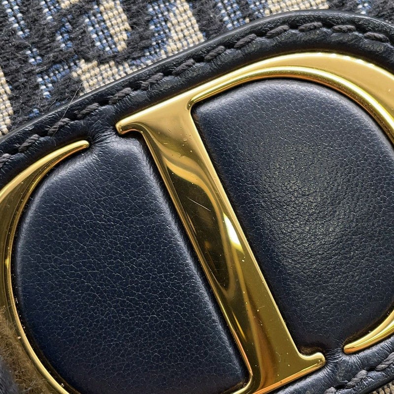 クリスチャン・ディオール チェーンウォレット オブリーク 30 モンテーニュ 2-in-1 ポーチ ジャカードキャンバス S2086UTZQ 財布