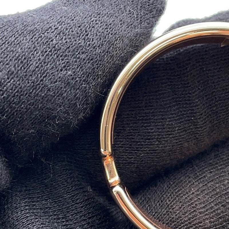 エルメス ピアス オランプ オンブル/ピンクゴールド金具 リザードナチュラ/メタル HERMES アクセサリー