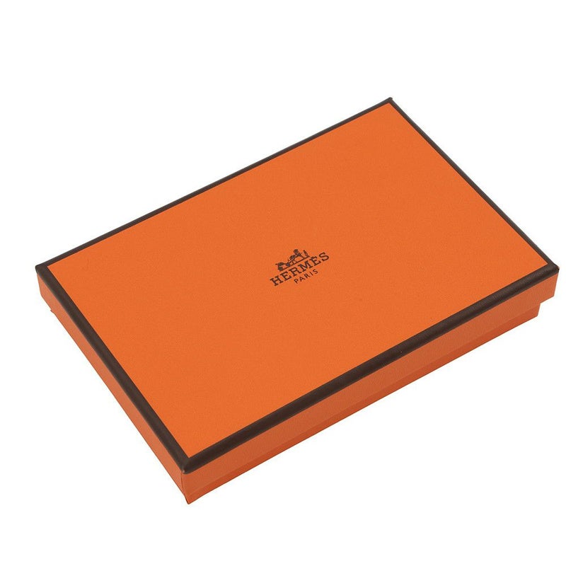 エルメス コインケース カルヴィ デュオ ヴェルソ グリミスティ/ブラック/シルバー金具 シェブルミゾル W刻印 シェーブル