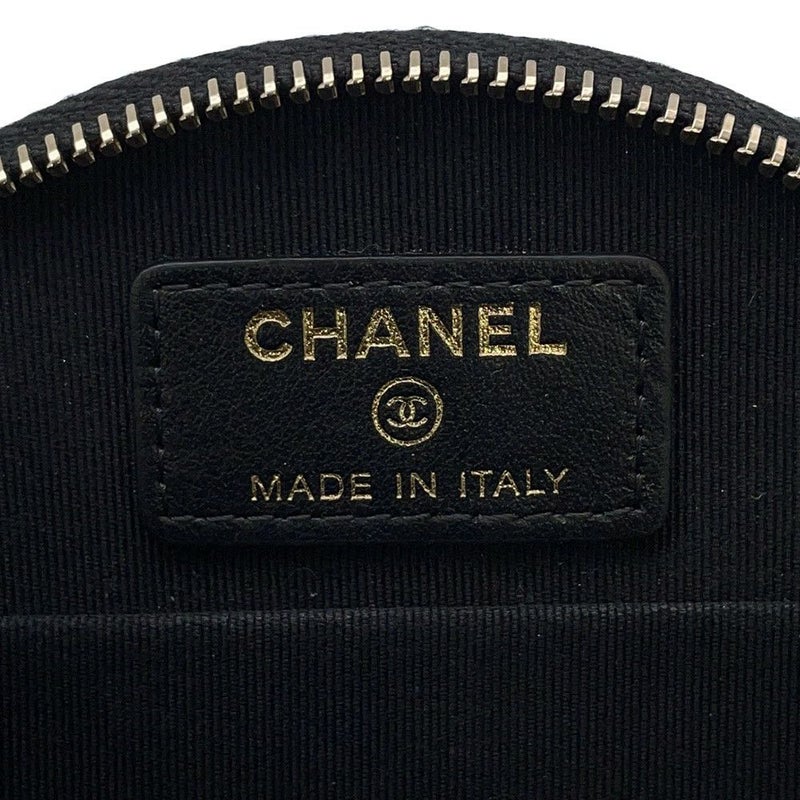 シャネル チェーンショルダーバッグ マトラッセ スモールヴァニティバッグ キャビアスキン AP2502 CHANEL 黒