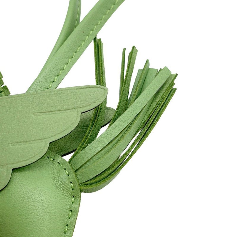 エルメス バッグチャーム ロデオPM ペガサス ヴェールクリケット ラムスキン B刻印