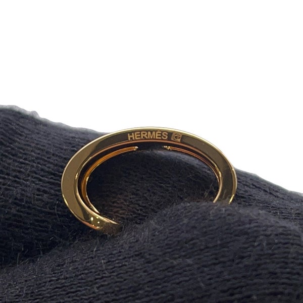 エルメス イヤーカフ ポップH ブラック/ゴールド金具 HERMES アクセサリー シングル 黒