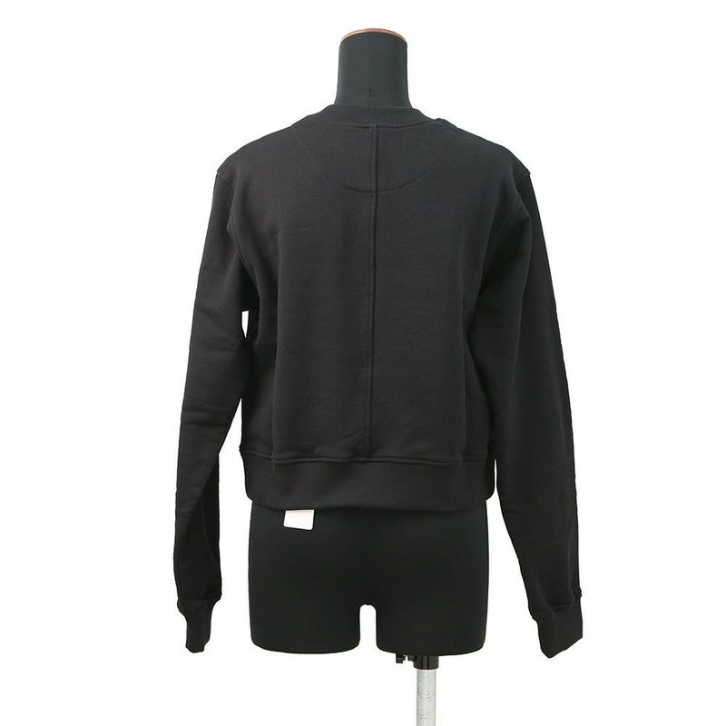 エルメス スウェット タックスウェットシャツ 刺繍入り レディースサイズ36 HERMES トップス 黒