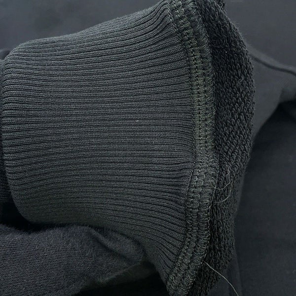 エルメス スウェット タックスウェットシャツ 刺繍入り レディースサイズ36 HERMES トップス 黒