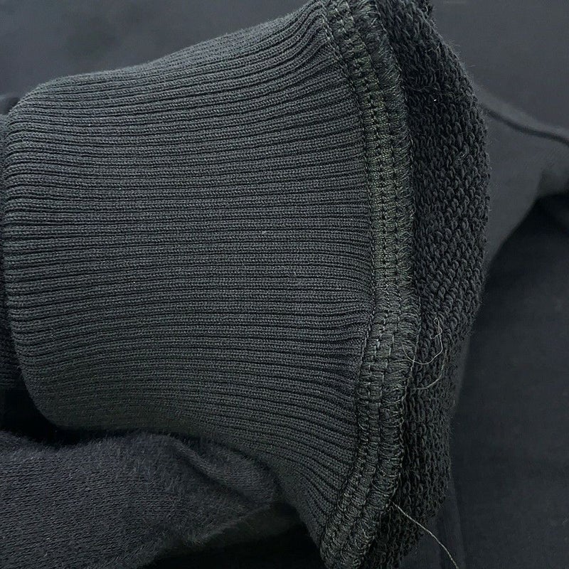 エルメス スウェット タックスウェットシャツ 刺繍入り レディースサイズ36 HERMES トップス 黒