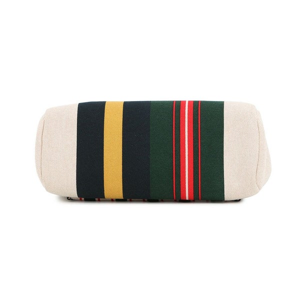 エルメス エールバッグジップPM ルトゥルネ ブラック/マルチカラー/シルバー金具 トワルアッシュ/ヴァッシュハンター W刻印 ２way 黒