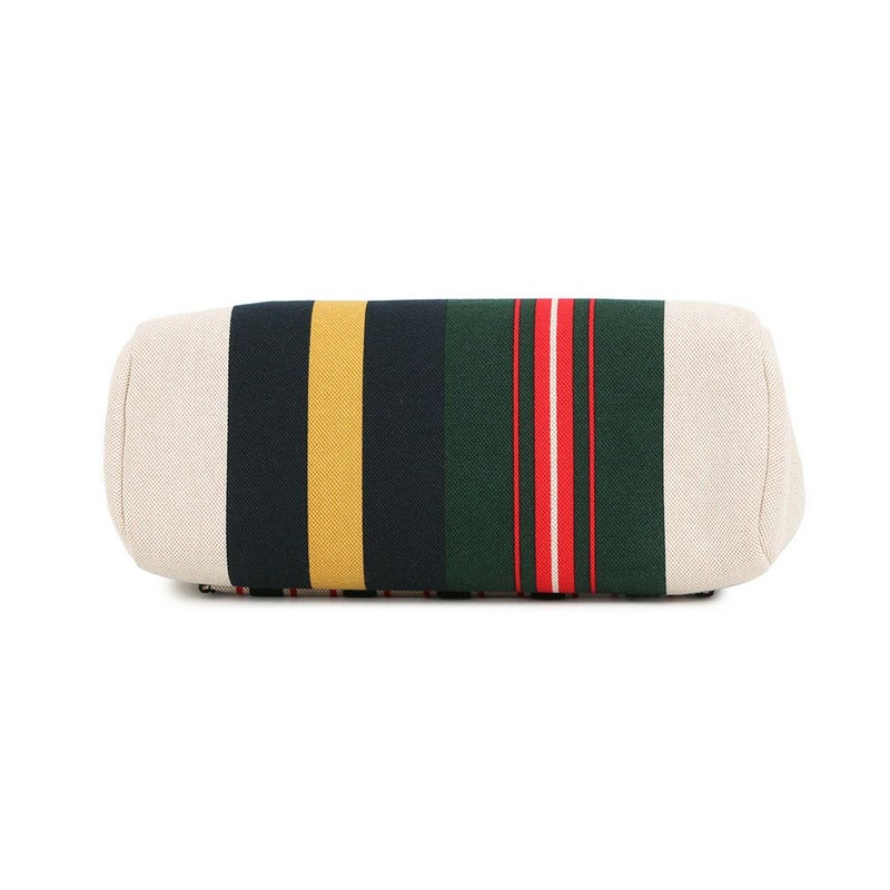 エルメス エールバッグジップPM ルトゥルネ ブラック/マルチカラー/シルバー金具 トワルアッシュ/ヴァッシュハンター W刻印 ２way 黒