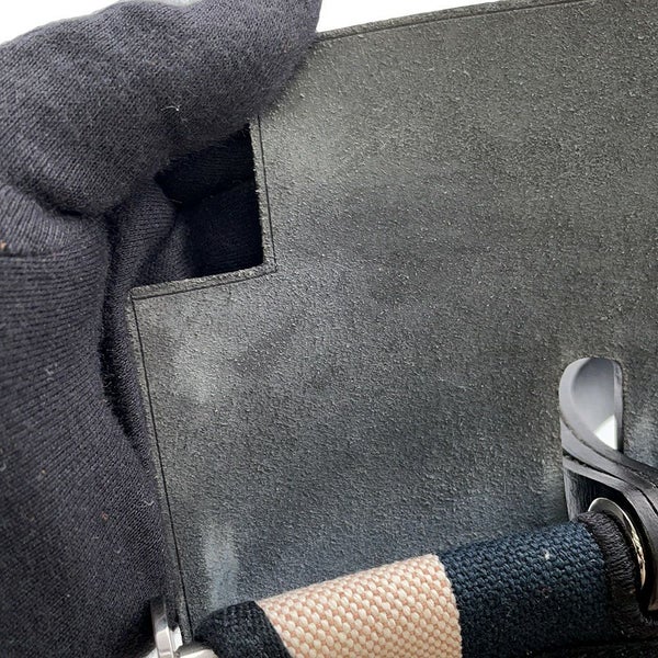 エルメス エールバッグジップPM ルトゥルネ ブラック/マルチカラー/シルバー金具 トワルアッシュ/ヴァッシュハンター W刻印 ２way 黒