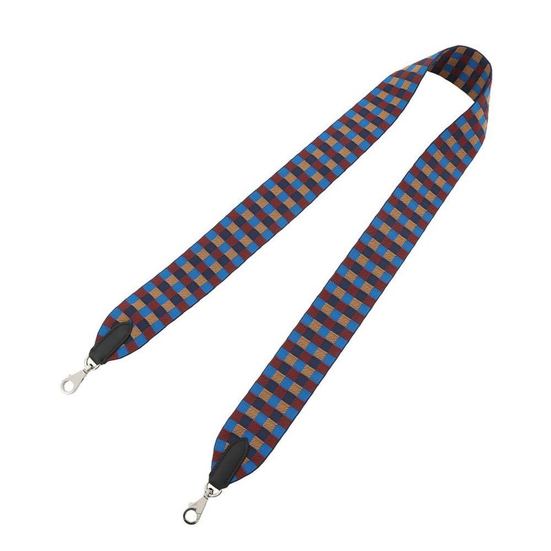 エルメス ストラップ バンドリエール サングル マキシカドリーユ ブルービリヤード/ビスキュイ/ルージュアッシュ/ゴールド U刻印