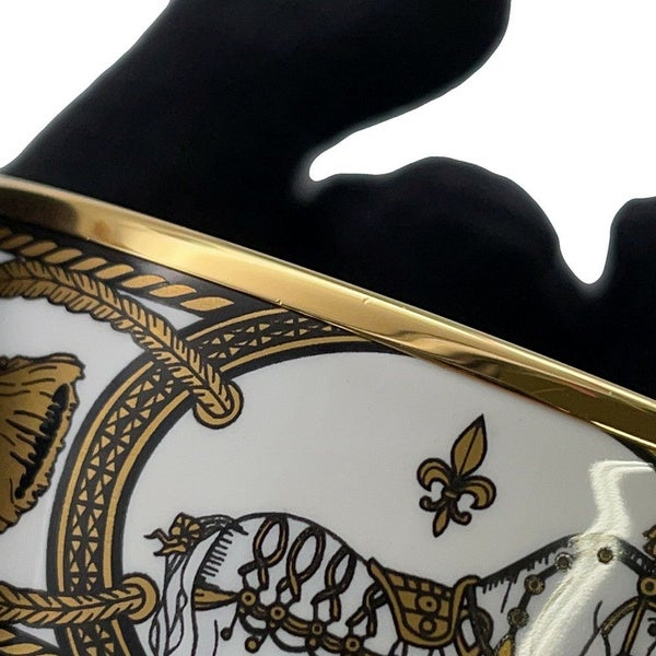 エルメス バングル エマイユGM 馬 七宝焼き エナメル ホースモチーフ HERMES ブレスレット 白