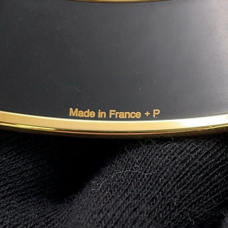 エルメス バングル エマイユGM 馬 七宝焼き エナメル ホースモチーフ HERMES ブレスレット 白