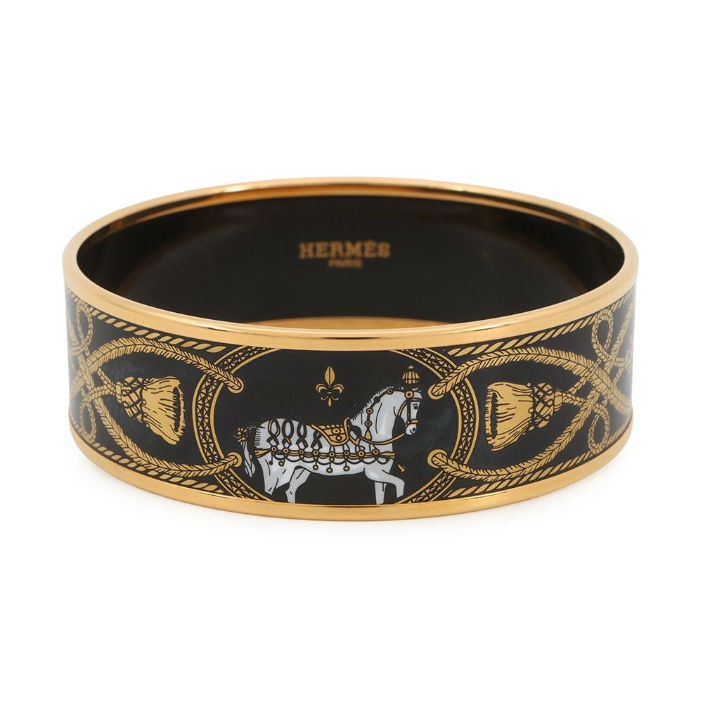 ★HERMES バングル エマイユ GM ホースモチーフ 馬 エナメル 七宝焼き エルメス バングル エマイユGM 馬 七宝焼き エナメル ホースモチーフ