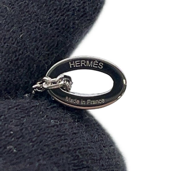 エルメス ネックレス ミニ・ポップアッシュ マロングラッセ/シルバー金具 HERMES アクセサリー ポップH