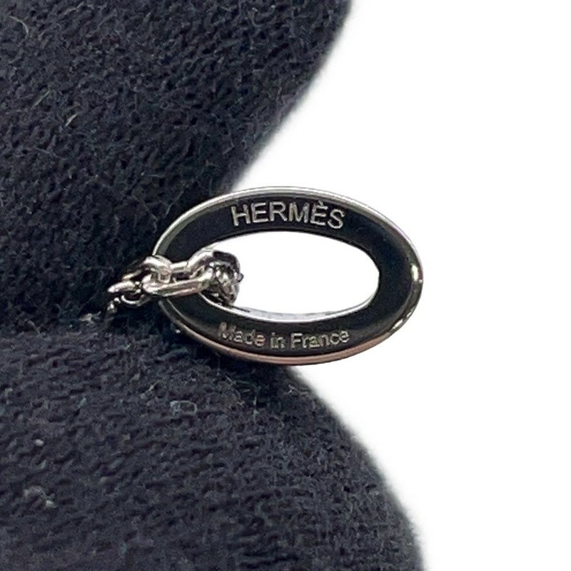 エルメス ネックレス ミニ・ポップアッシュ マロングラッセ/シルバー金具 HERMES アクセサリー ポップH