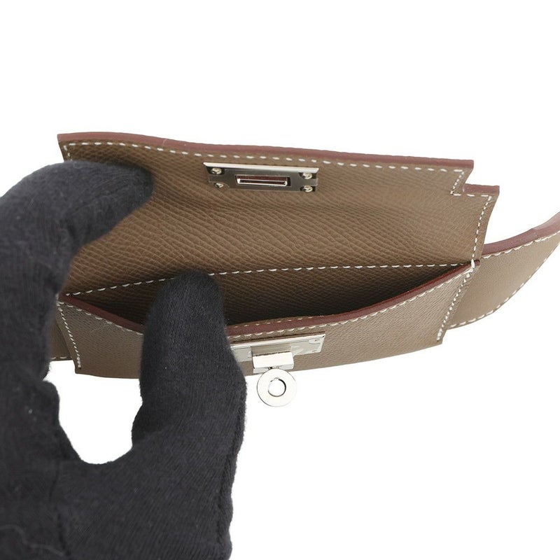 エルメス ショルダーストラップ バンドリエール ケリーポケット エトゥープ/シルバー金具 スイフト/エプソン B刻印