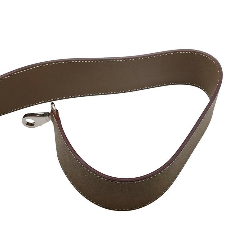 エルメス ショルダーストラップ バンドリエール ケリーポケット エトゥープ/シルバー金具 スイフト/エプソン B刻印