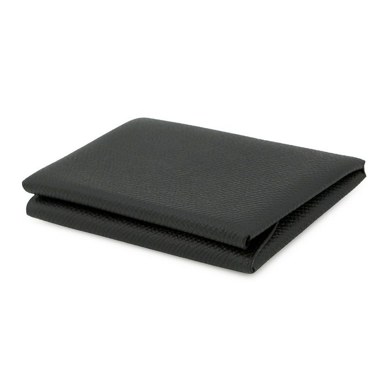 エルメス コインケース カルヴィ デュオ ブラック/シルバー金具 エプソン W刻印 財布 黒