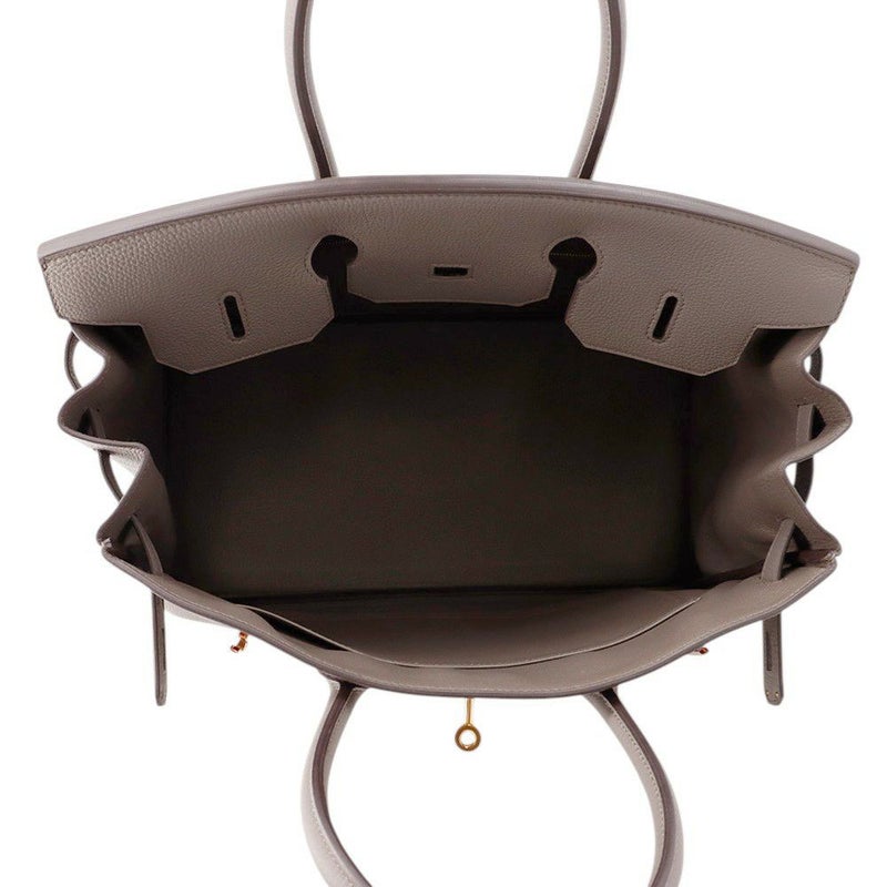 エルメス バーキン35 エタン/ピンクゴールド金具 トゴ Z刻印 HERMES Birkin ハンドバッグ