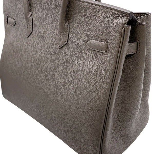 エルメス バーキン35 エタン/ピンクゴールド金具 トゴ Z刻印 HERMES Birkin ハンドバッグ