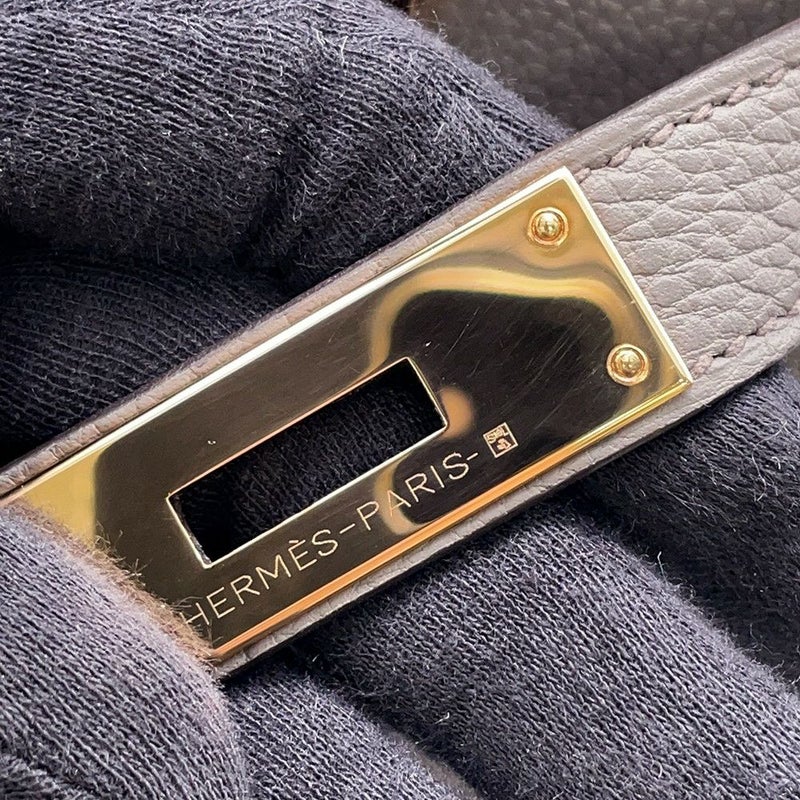 エルメス バーキン35 エタン/ピンクゴールド金具 トゴ Z刻印 HERMES Birkin ハンドバッグ