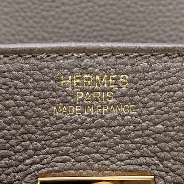 エルメス バーキン35 エタン/ピンクゴールド金具 トゴ Z刻印 HERMES Birkin ハンドバッグ