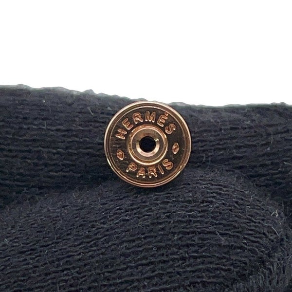 エルメス ピアス ポップアッシュ マロングラッセ/ピンクゴールド金具 Hモチーフ HERMES Pop H ポップH