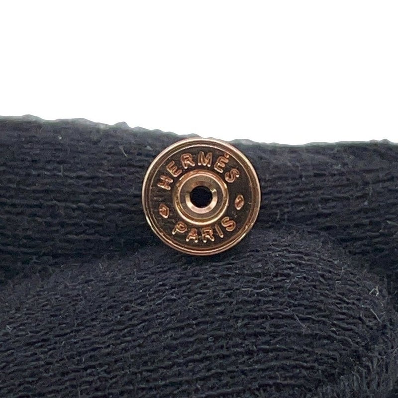 エルメス ピアス ポップアッシュ マロングラッセ/ピンクゴールド金具 Hモチーフ HERMES Pop H ポップH