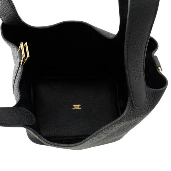 エルメス ハンドバッグ ピコタンロックPM ブラック/ゴールド金具 トリヨンクレマンス Z刻印 黒