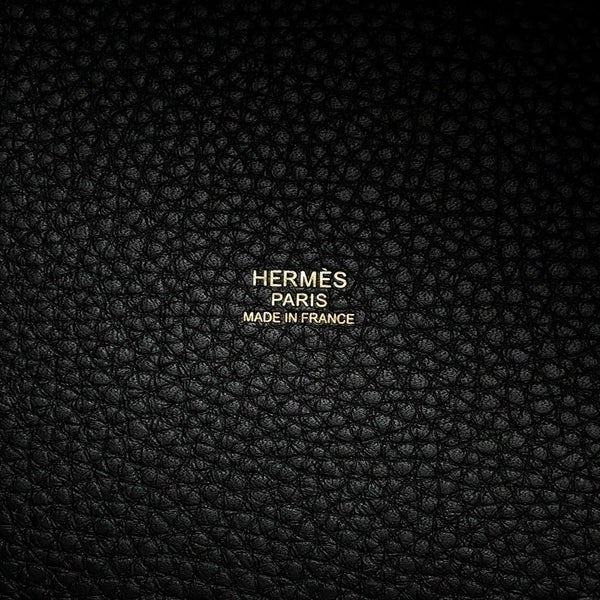 エルメス ハンドバッグ ピコタンロックPM ブラック/ゴールド金具 トリヨンクレマンス Z刻印 黒