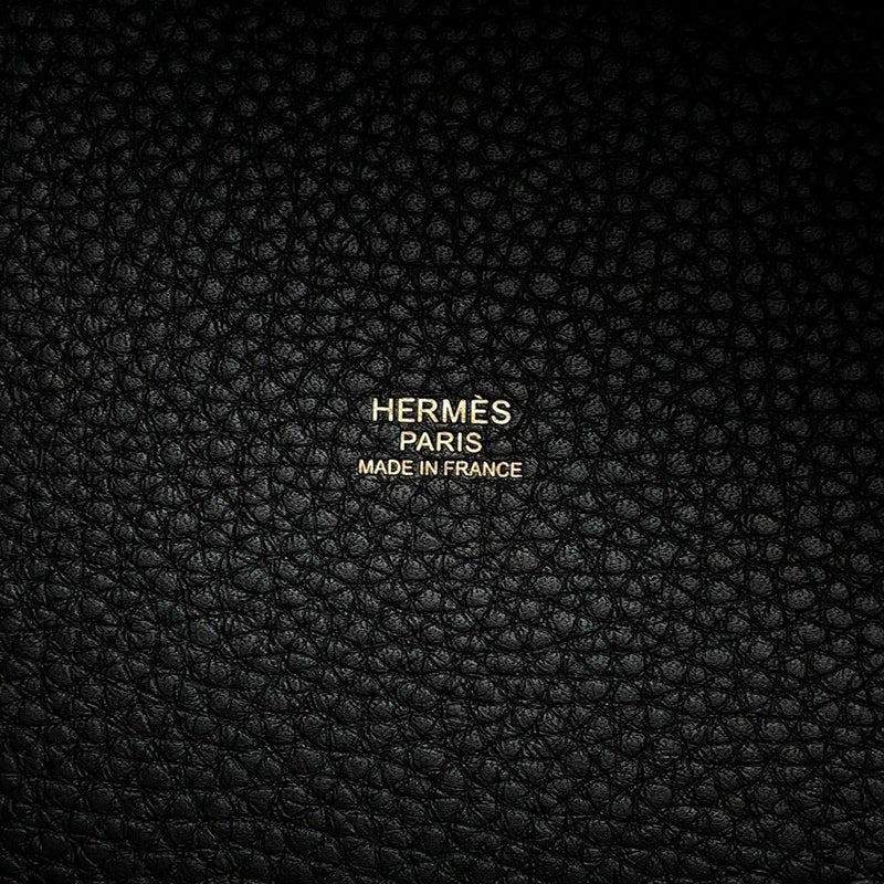 エルメス ハンドバッグ ピコタンロックPM ブラック/ゴールド金具 トリヨンクレマンス Z刻印 黒