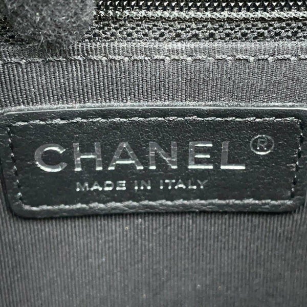 シャネル チェーンショルダーバッグ ココマーク マトラッセ キャビアスキン CHANEL ダブル フラップ 黒
