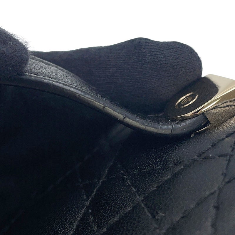 クリスチャン・ディオール ハンドバッグ カナージュ マイクロ バニティバッグ ラムスキン M0505OWEV Christian Dior 2way 黒