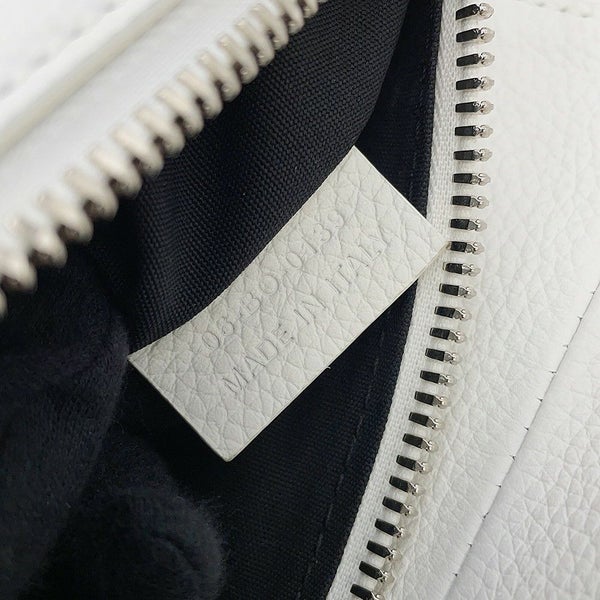 クリスチャン・ディオール ボディバッグ サドルバッグ レザー Christian Dior 白 限定