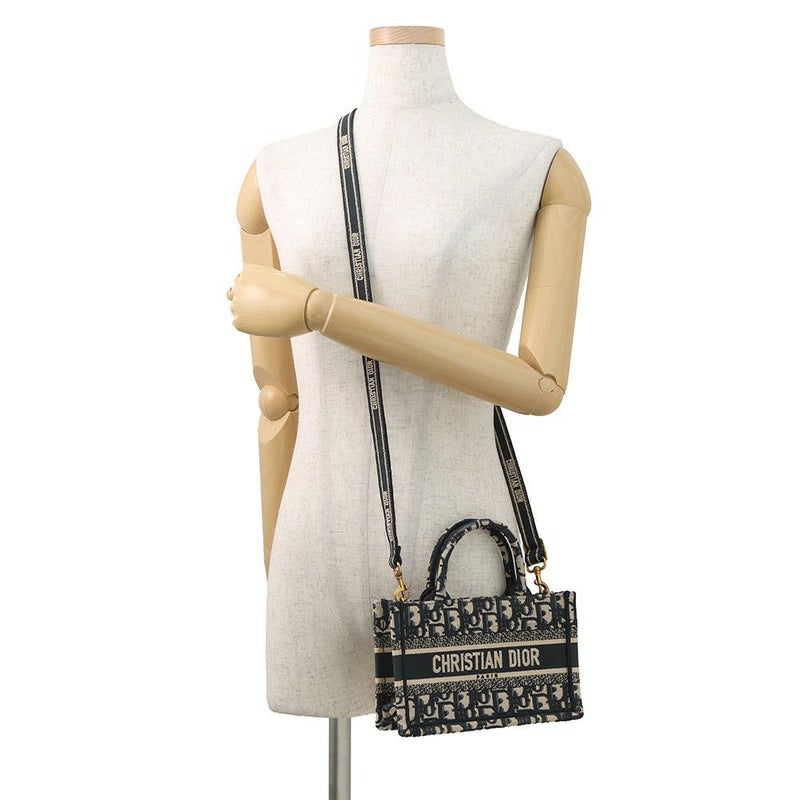 ディオール ハンドバッグ オブリーク エンブロイダリー ブックトート ミニ S5573CRIW 2way トロッター