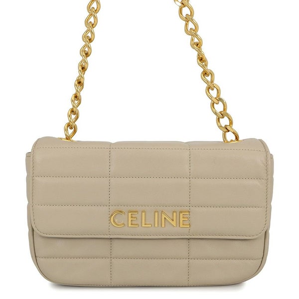 セリーヌ チェーンショルダーバッグ マトラッセ モノクローム 111273EPZ CELINE ワンショルダー