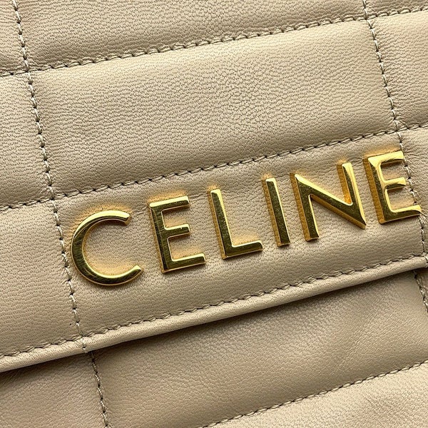 セリーヌ チェーンショルダーバッグ マトラッセ モノクローム 111273EPZ CELINE ワンショルダー