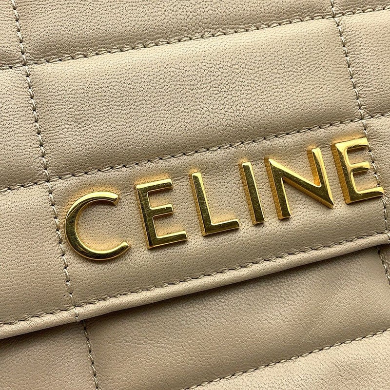 セリーヌ チェーンショルダーバッグ マトラッセ モノクローム 111273EPZ CELINE ワンショルダー