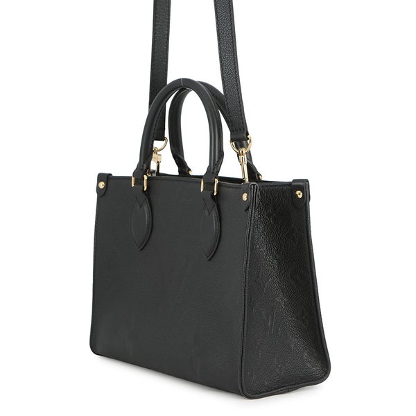 ルイヴィトン ハンドバッグ モノグラム・アンプラント オンザゴーPM M45653 黒 ブラック 2way