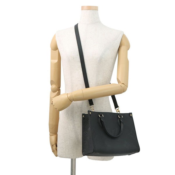 ルイヴィトン ハンドバッグ モノグラム・アンプラント オンザゴーPM M45653 黒 ブラック 2way