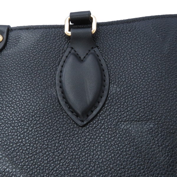 ルイヴィトン ハンドバッグ モノグラム・アンプラント オンザゴーPM M45653 黒 ブラック 2way